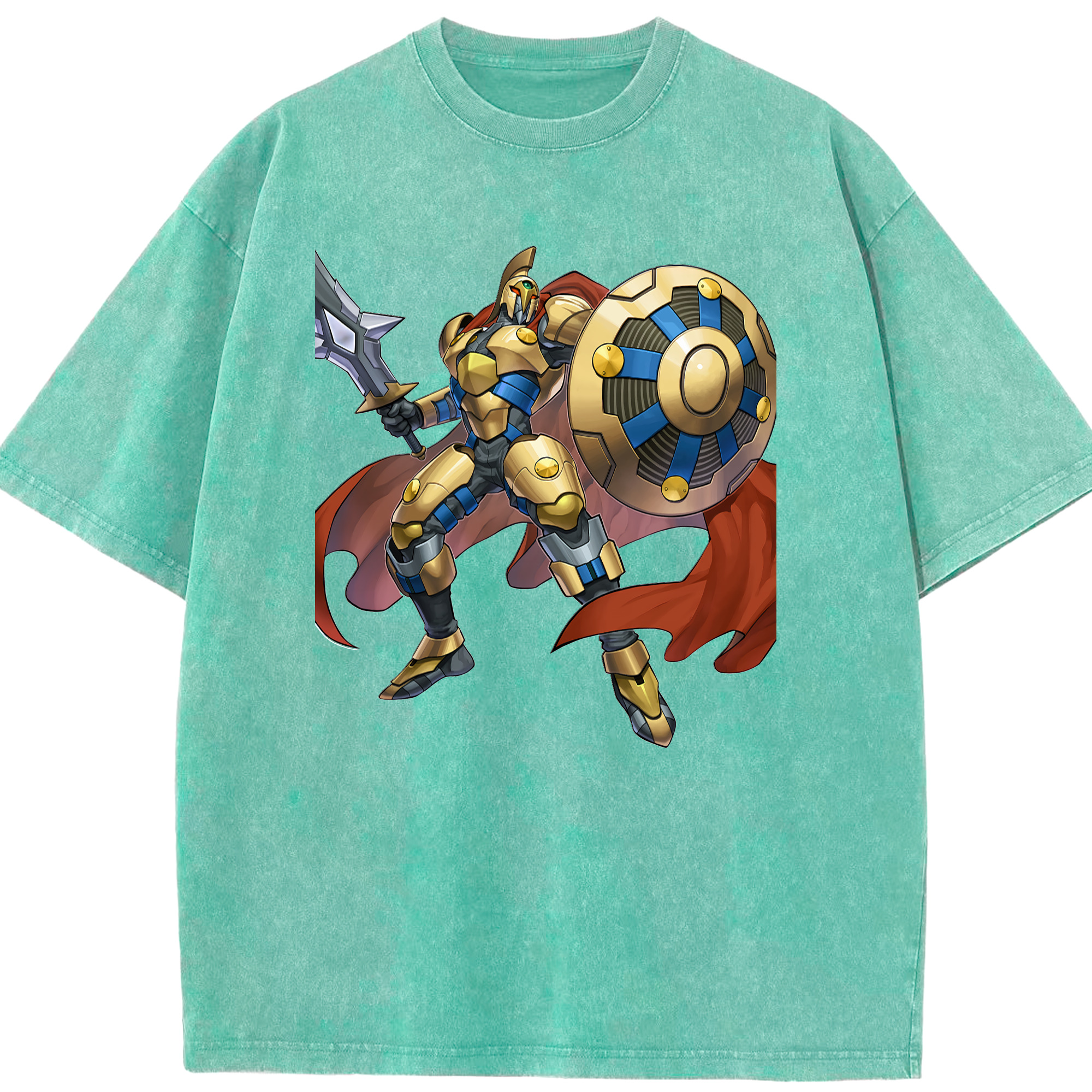 （画像用） 遊☆戯☆王 Yu-Gi-Oh! 綿100% ヴィンテージ風 半袖Tシャツ（フロントプリント）